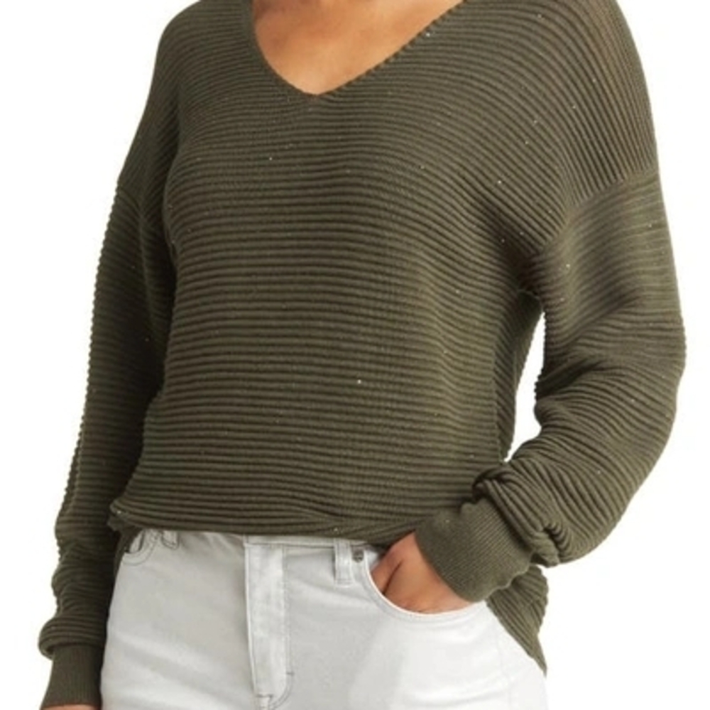 Tommy Bahama Bonita Sequin Ottoman Sweater Women's Sz. Large